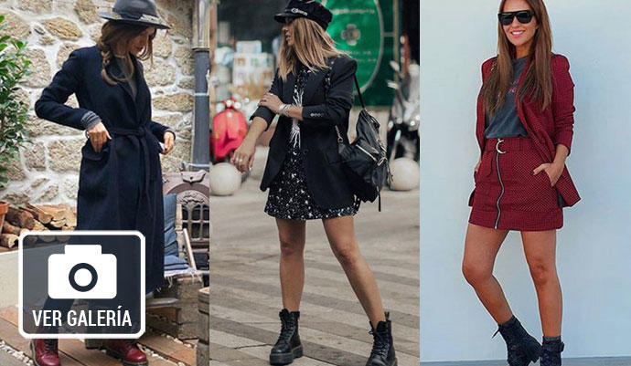 cinco looks para copiar con botas militares el calzado de moda este otono