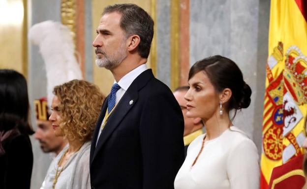 letizia de nuevo blanco de las miradas